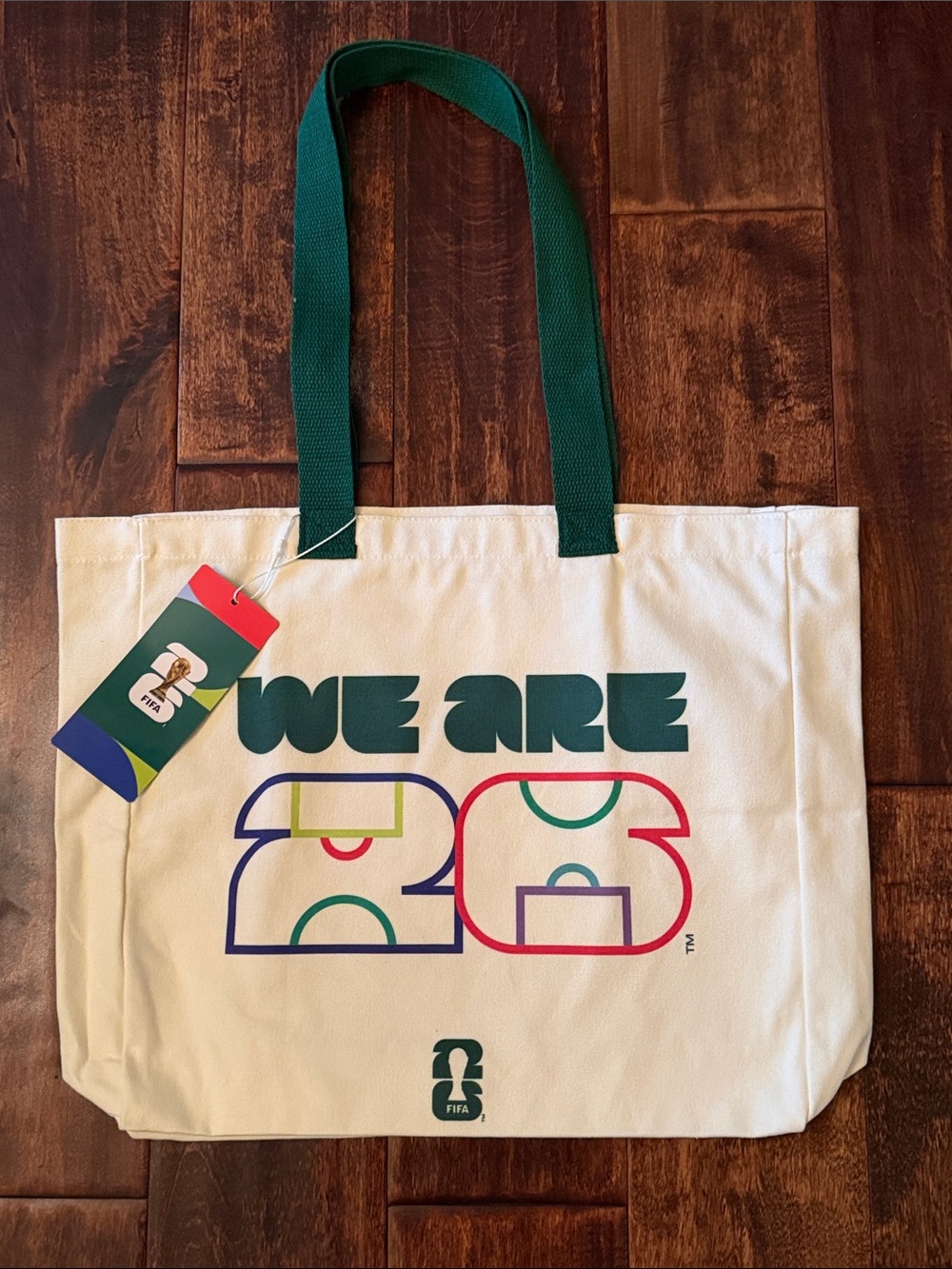 FIFA World Cup We Are 26 Tote Bag, New!